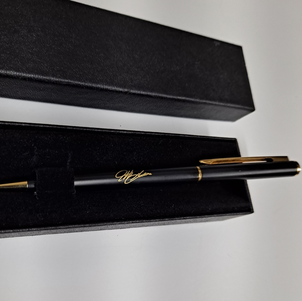 FINAL NASCAR JEFF GORDON CROSS PEN AUTOGRAPH W/BOX